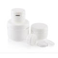 White PP 20g 30g 50g 100g 150g 200g 250g hair pomade plastic cosmetic empty PP cream jar with lid